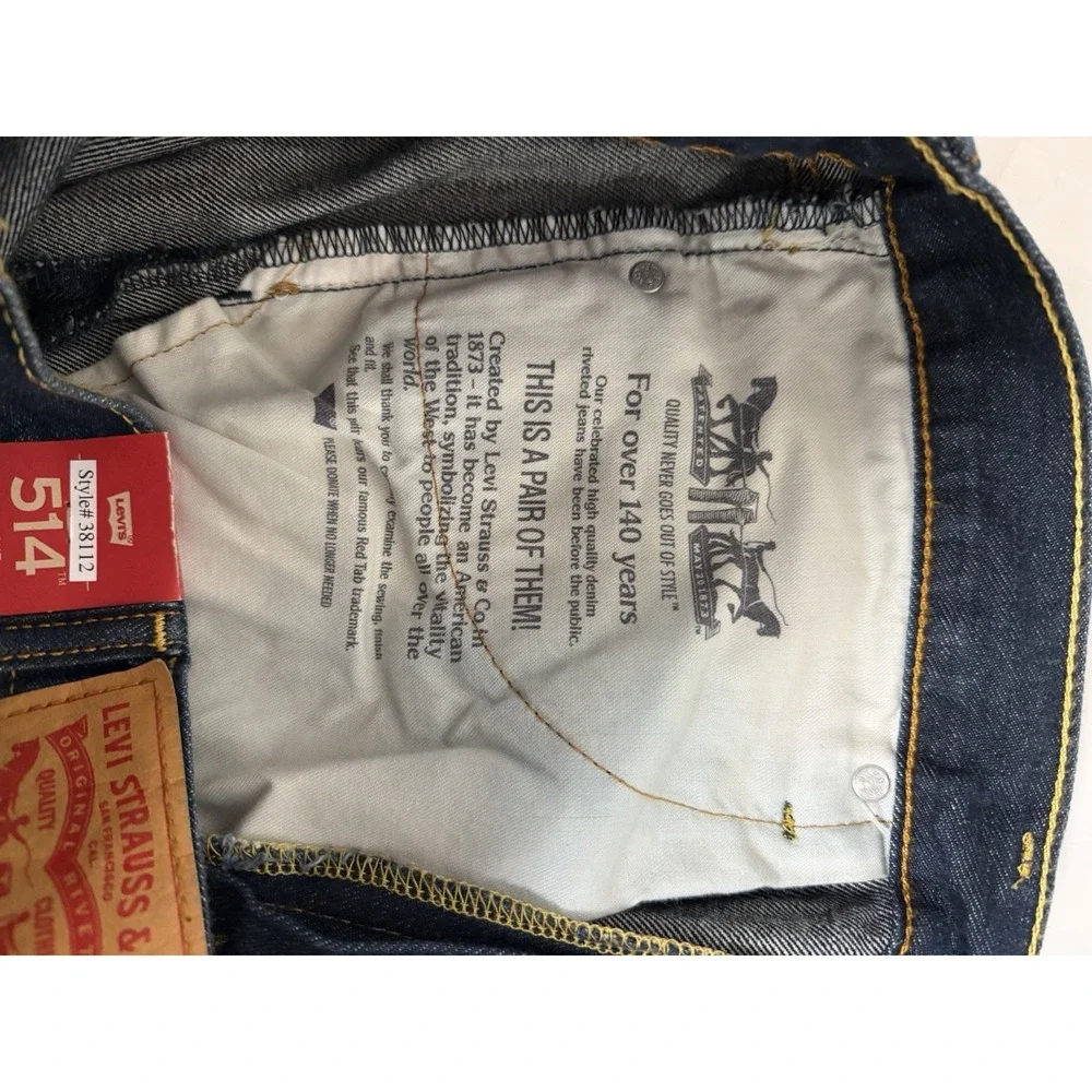 Levi's 514™ Straight Fit Jeans, Mens Size 38x30